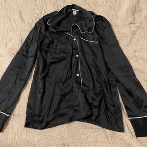 Victoria secret button up pajama top